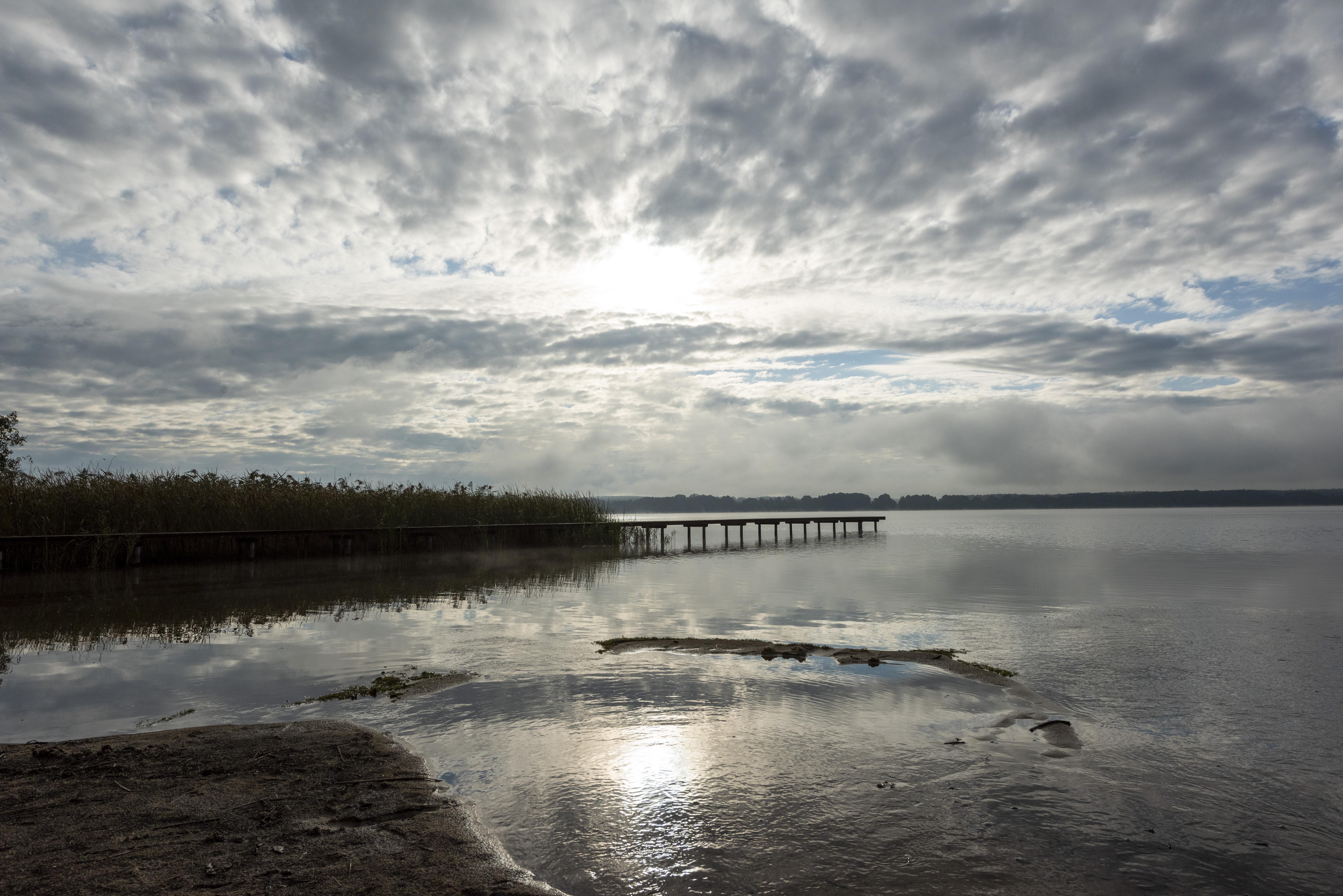 Precise Resort Bad Saarow Esterno foto The pier at the mouth of the river
